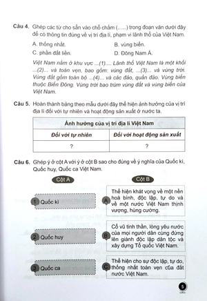 bài tập lịch sử và địa lí 5 (cánh diều) (chuẩn)