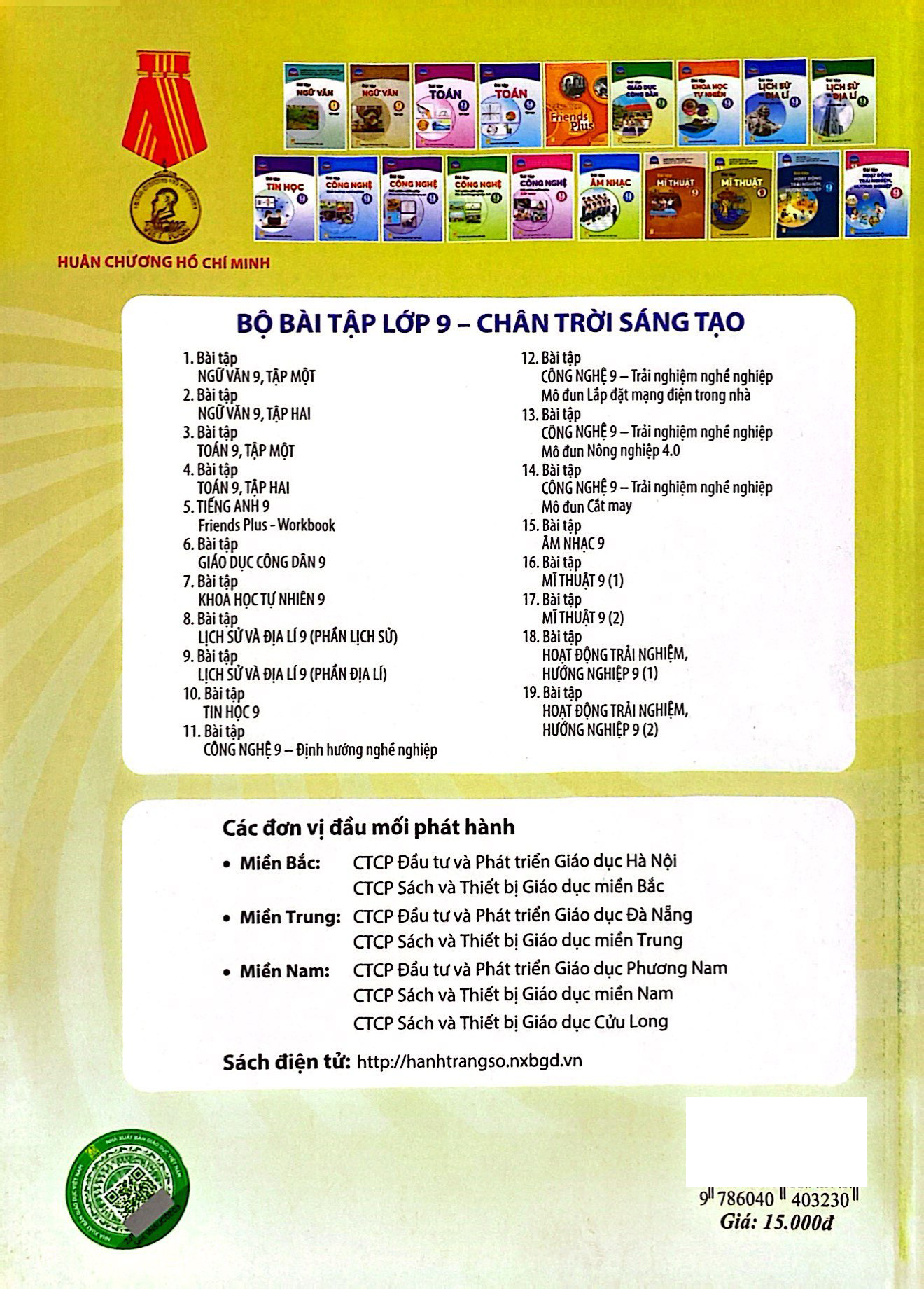 bài tập lịch sử và địa lí 9 - phần địa lí (chân trời) (chuẩn)