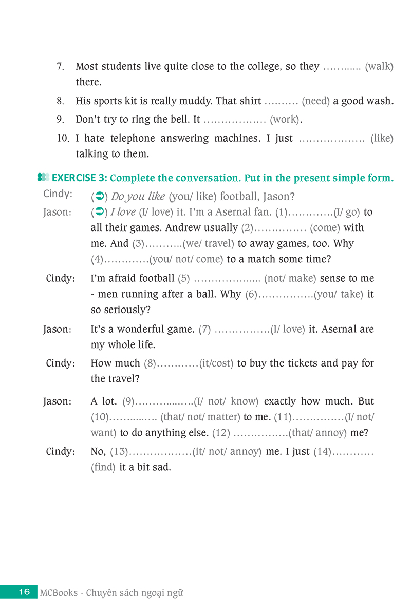 bài tập ngữ pháp tiếng anh căn bản