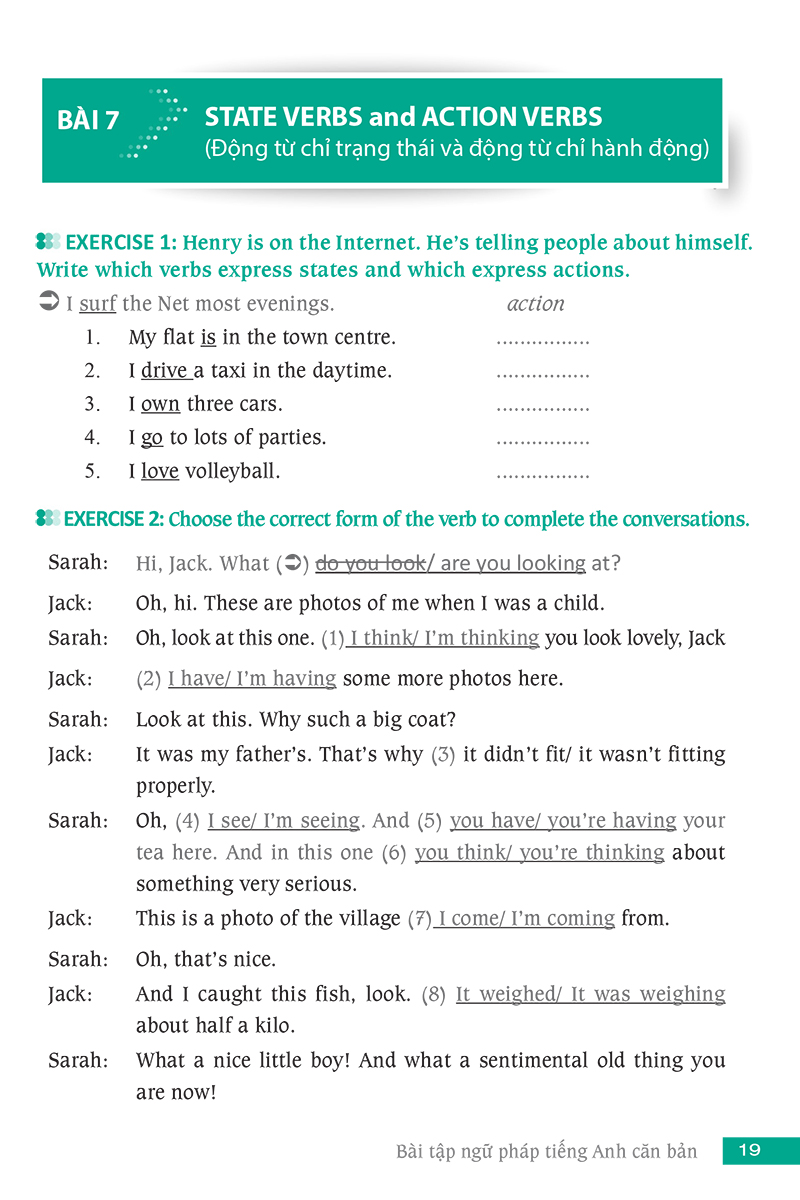 bài tập ngữ pháp tiếng anh căn bản