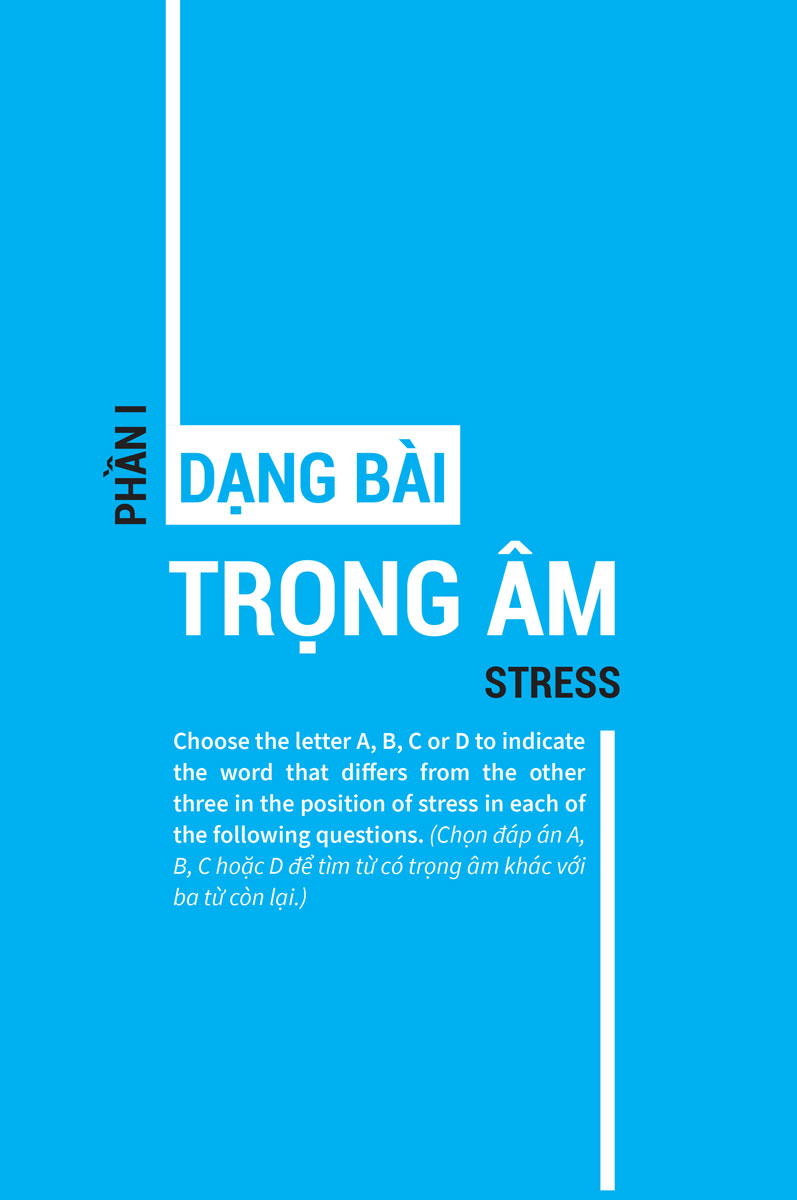 bài tập phát âm trọng âm tiếng anh - ôn thi vào lớp 10 và 10 chuyên