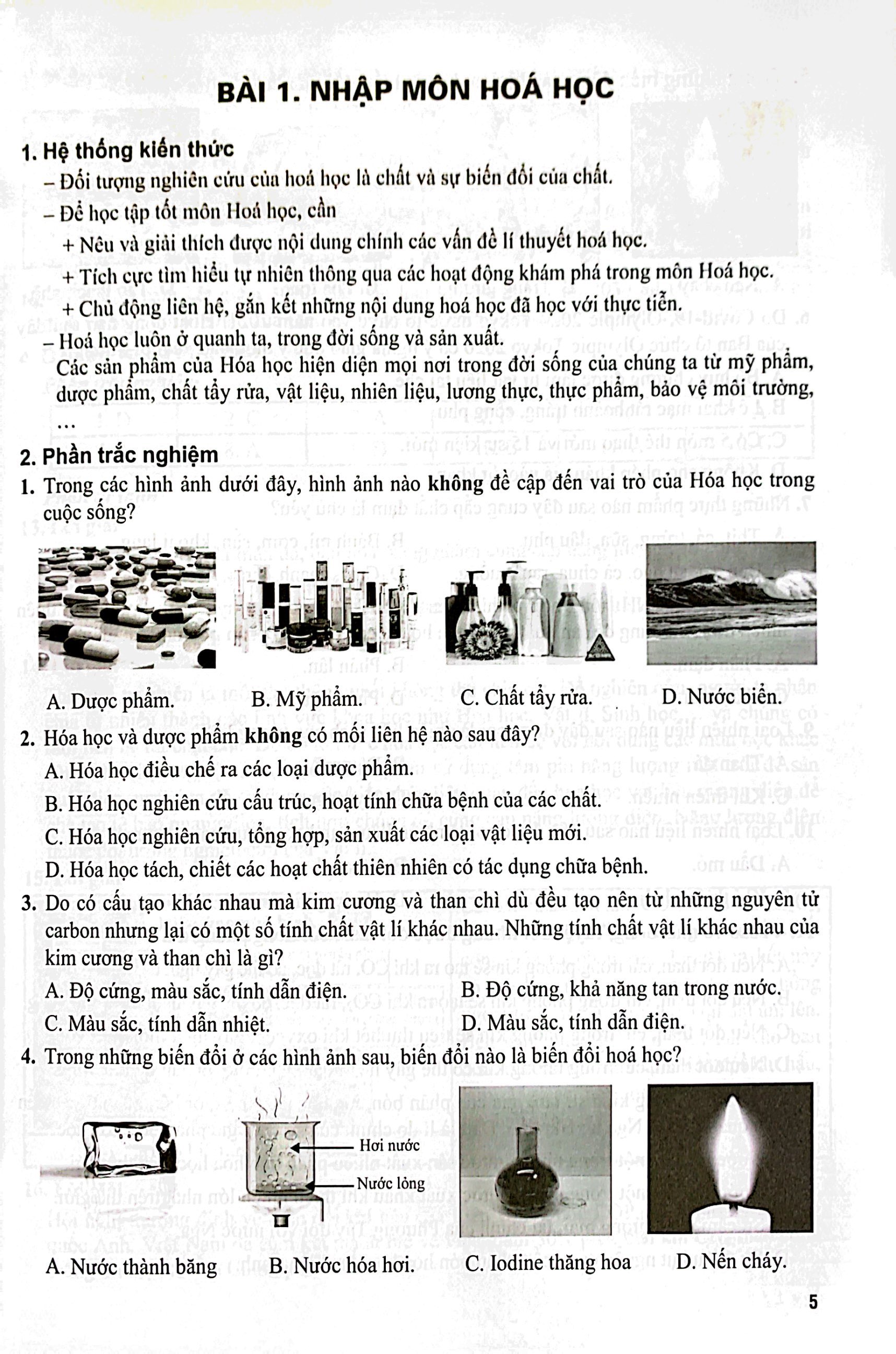 bài tập phát triển năng lực hóa học 10