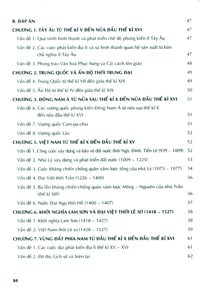 bài tập phát triển năng lực lịch sử 7