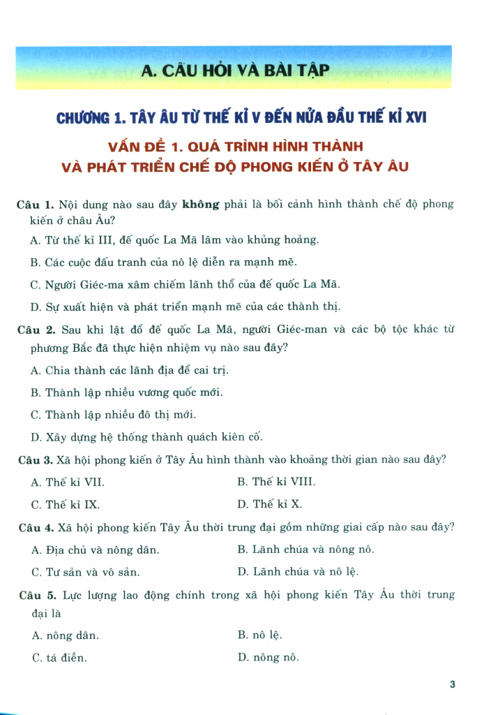 bài tập phát triển năng lực lịch sử 7