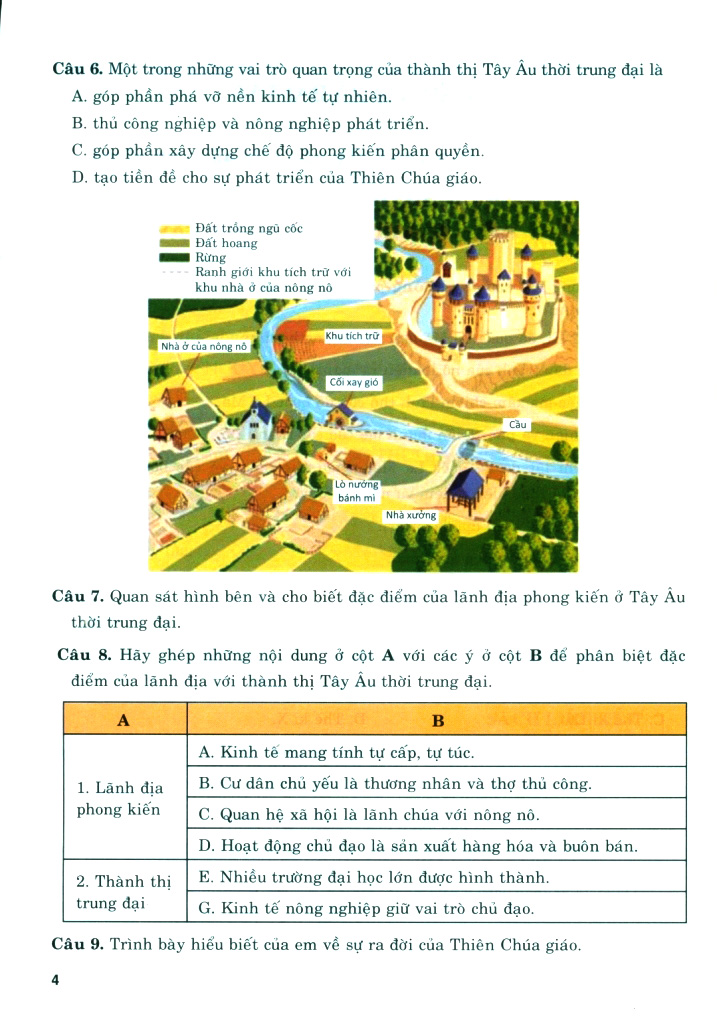 bài tập phát triển năng lực lịch sử 7
