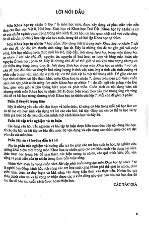 bài tập phát triển năng lực môn khoa học tự nhiên 7
