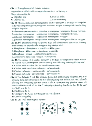 bài tập phát triển năng lực môn khoa học tự nhiên 8