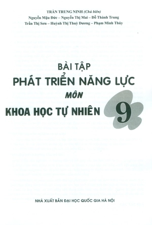 bài tập phát triển năng lực môn khoa học tự nhiên 9