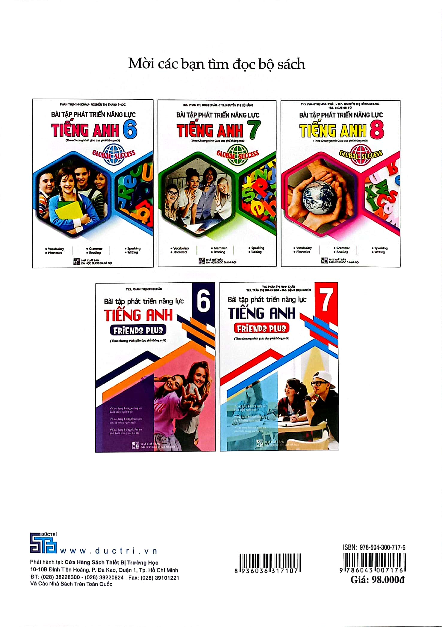 bài tập phát triển năng lực tiếng anh 8 (theo chương trình giáo dục phổ thông mới) - global success