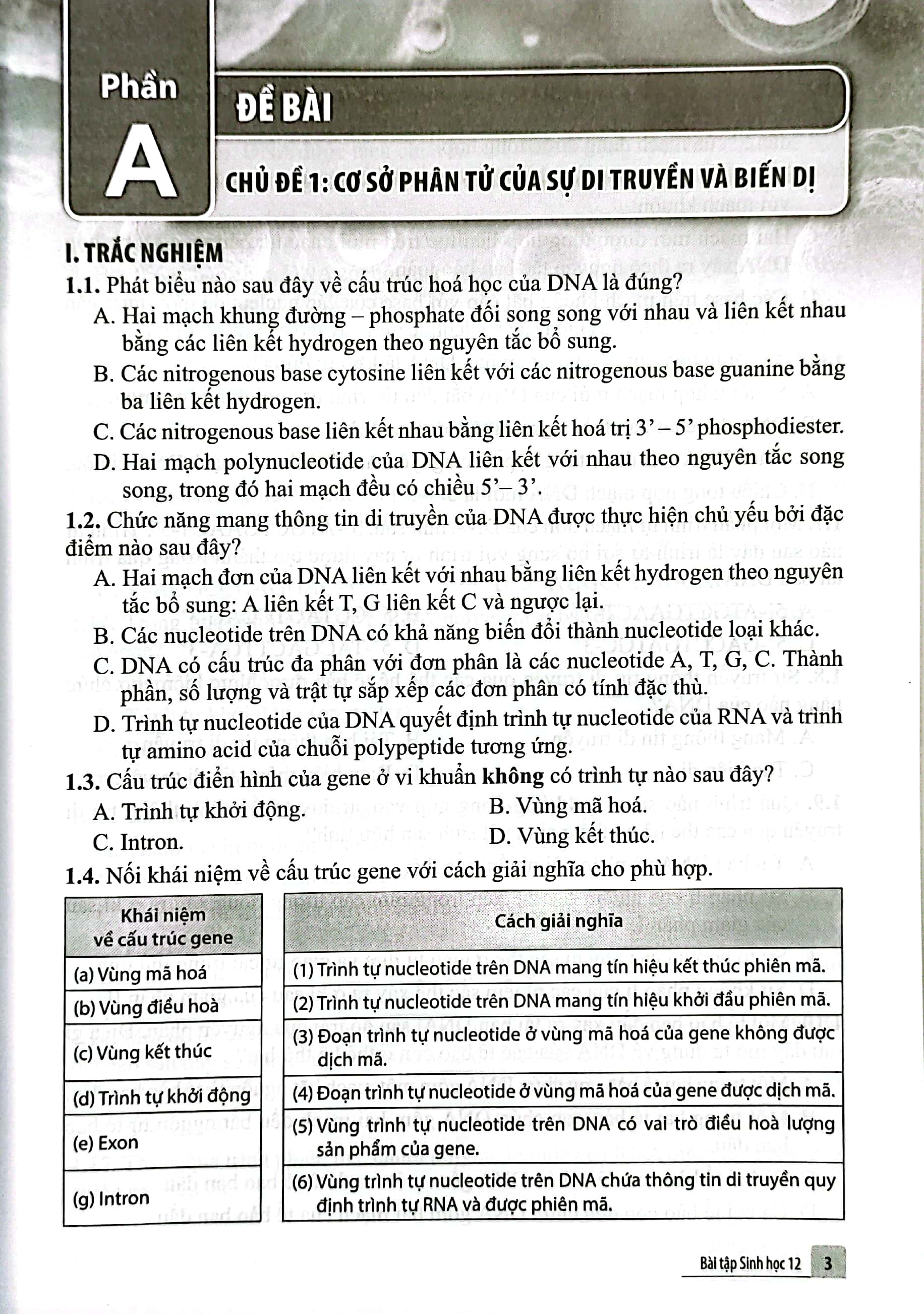 Bai Tap Sinh Hoc 12 (Canh Dieu) (Chuan)