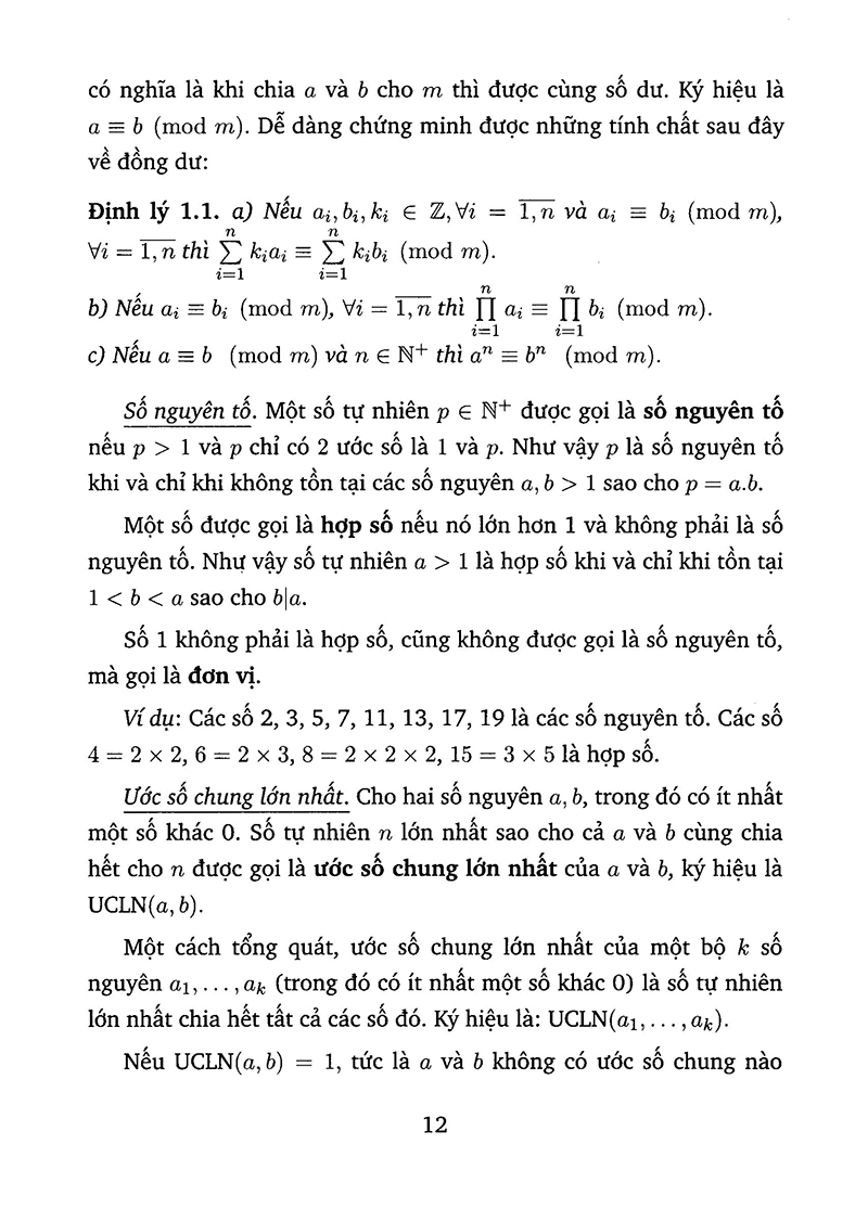 bài tập số học và đại số chọn lọc cho học sinh thcs (tái bản)