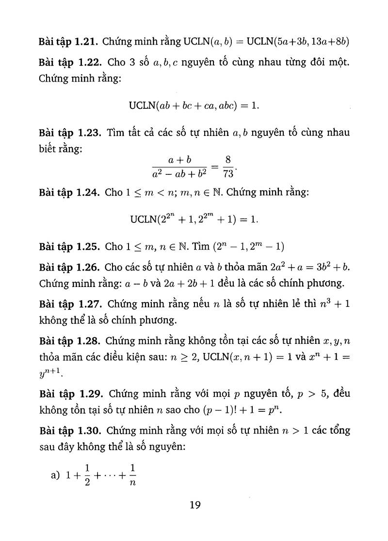 bài tập số học và đại số chọn lọc cho học sinh thcs (tái bản)