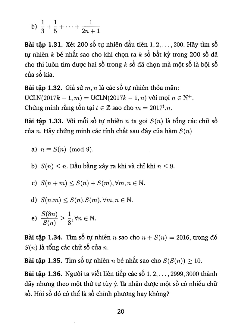 bài tập số học và đại số chọn lọc cho học sinh thcs (tái bản)