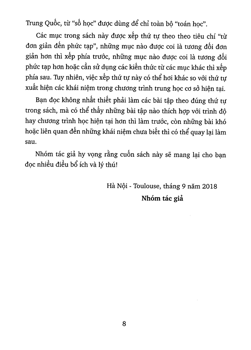 bài tập số học và đại số chọn lọc cho học sinh thcs (tái bản)