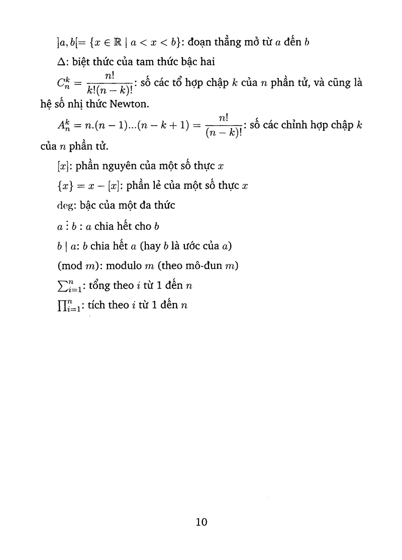bài tập số học và đại số chọn lọc cho học sinh thcs (tái bản)
