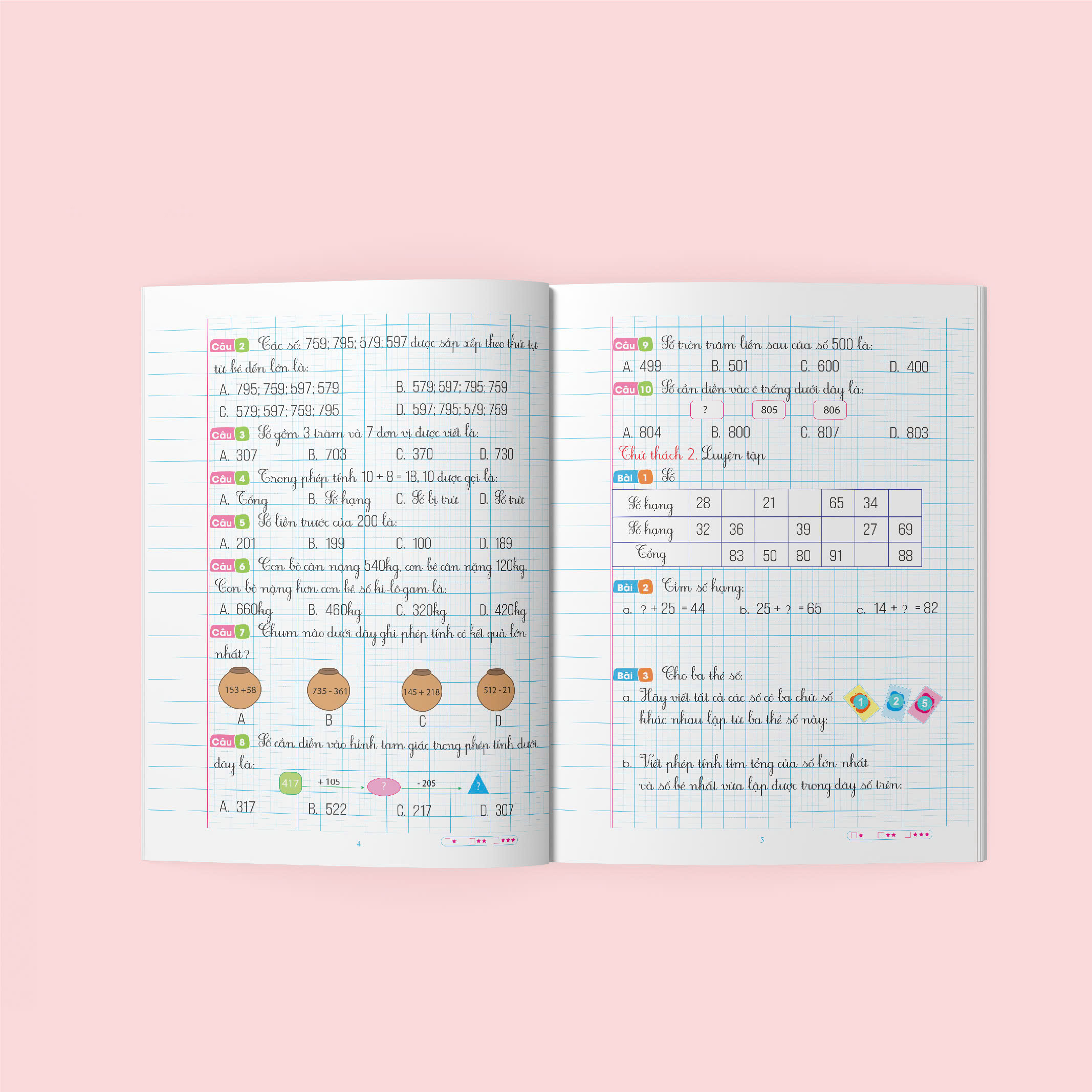 Bai Tap Tang Cuong Toan 3 - Hoc Ki 1 (Ket Noi)