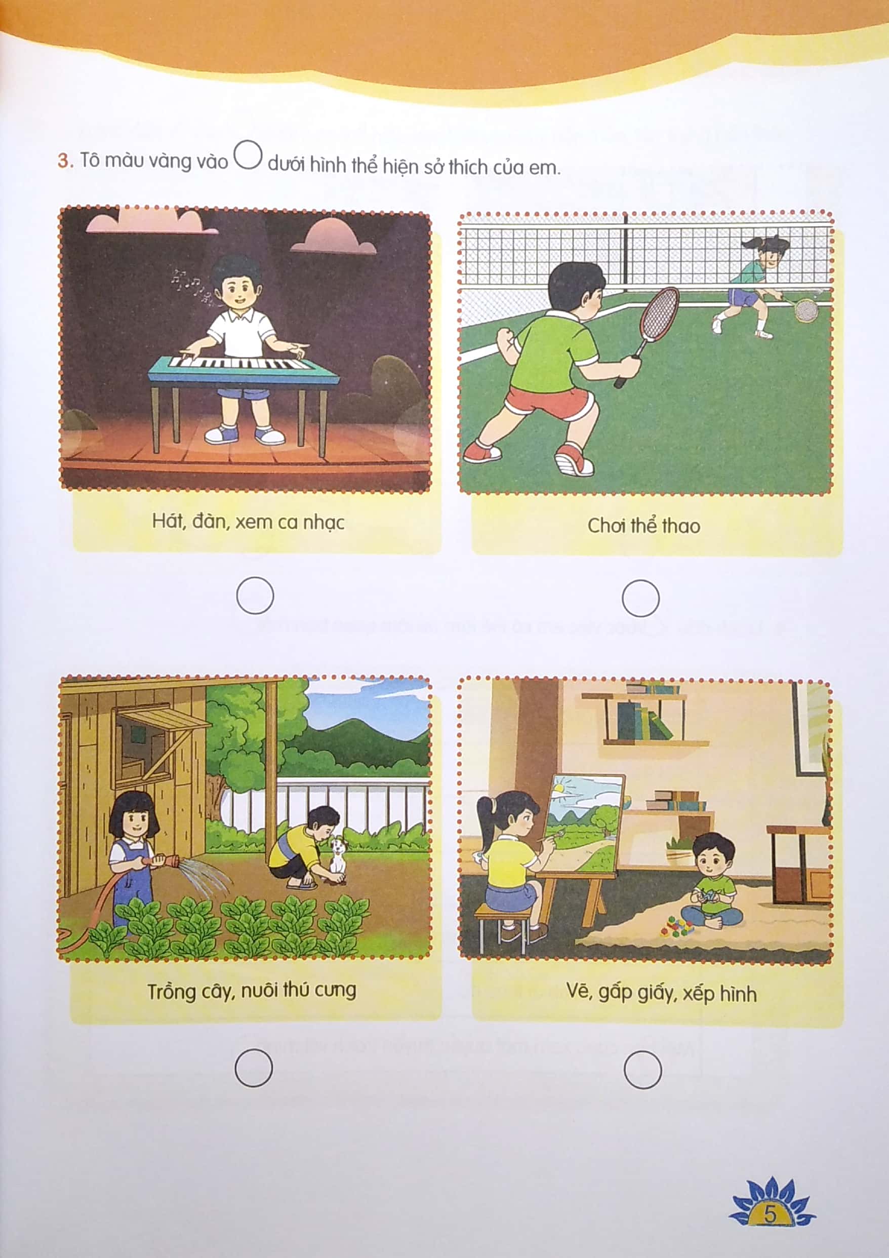 bài tập thực hành hoạt động trải nghiệm lớp 1 (theo chương trình giáo dục phổ thông 2018)