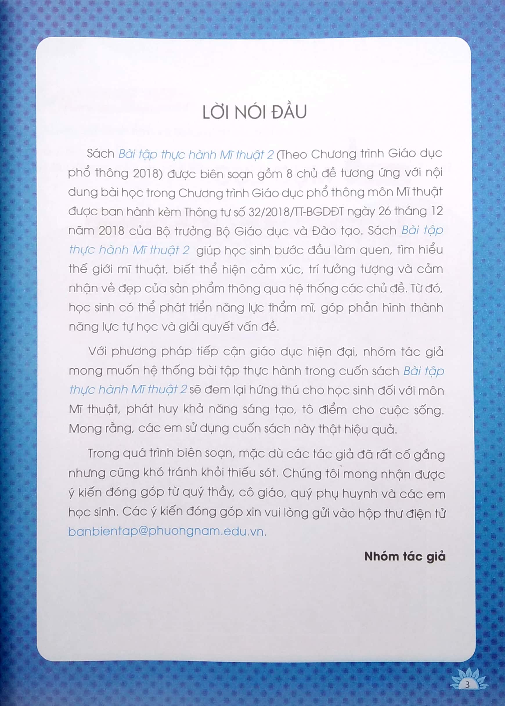 bài tập thực hành mĩ thuật lớp 2 (theo chương trình giáo dục phổ thông 2018)