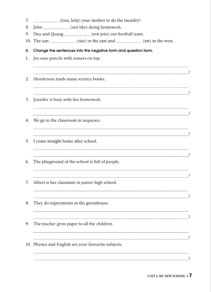 bài tập thực hành tiếng anh 6 (không đáp án) - dùng kèm sgk tiếng anh 6 global success (2022)