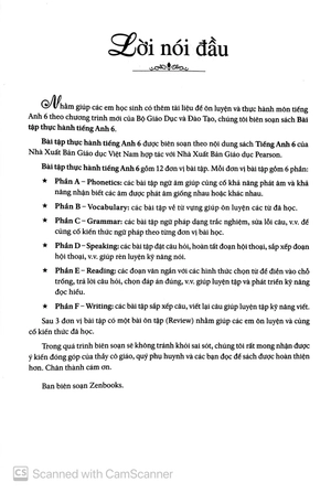 bài tập thực hành tiếng anh 6 theo chương trình mới của bộ giáo dục và đào tạo (không đáp án)