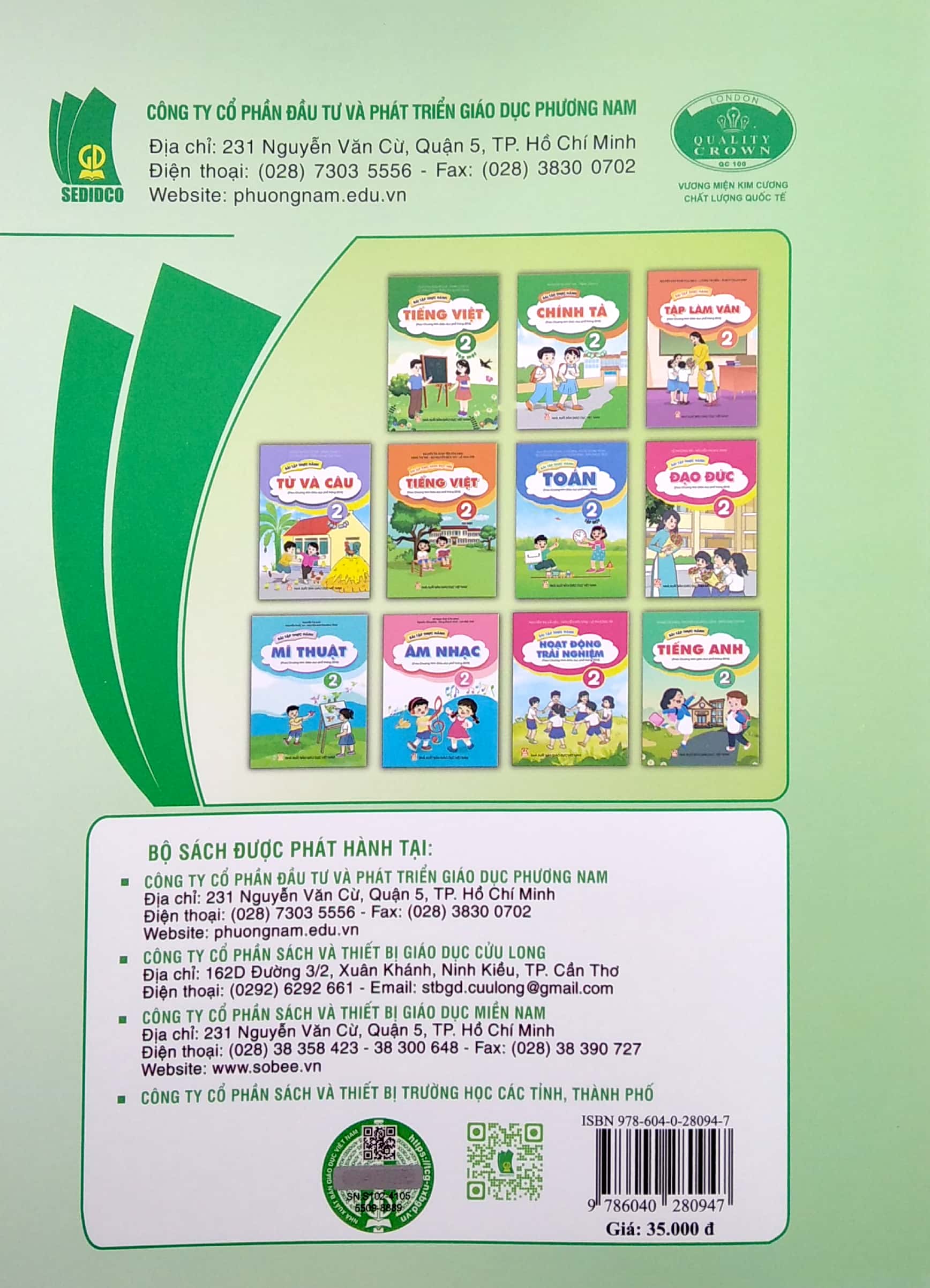 bài tập thực hành tự nhiên và xã hội lớp 2 (theo chương trình giáo dục phổ thông 2018)