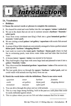 bài tập tiếng anh 11 - không đáp án (theo chương trình chân trời sáng tạo)