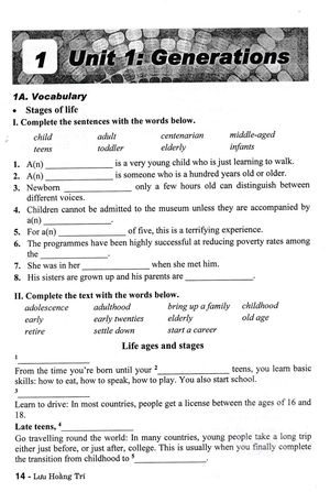 bài tập tiếng anh 11 - không đáp án (theo chương trình chân trời sáng tạo)