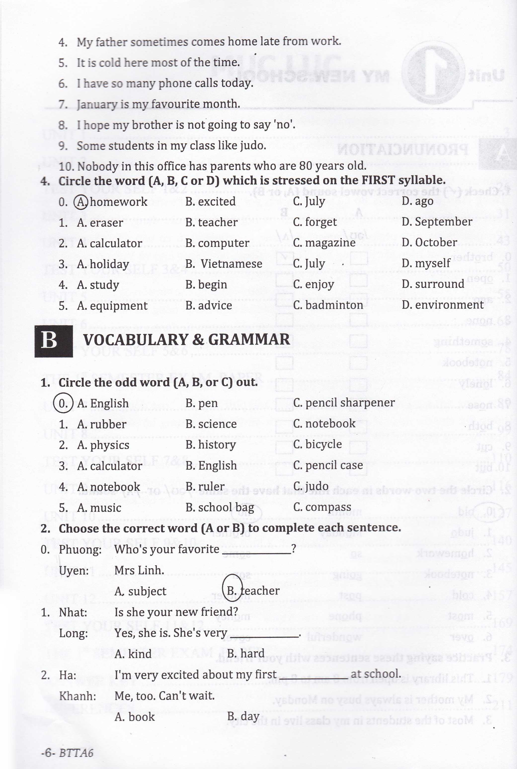 bài tập tiếng anh 6 (tập 1+2)