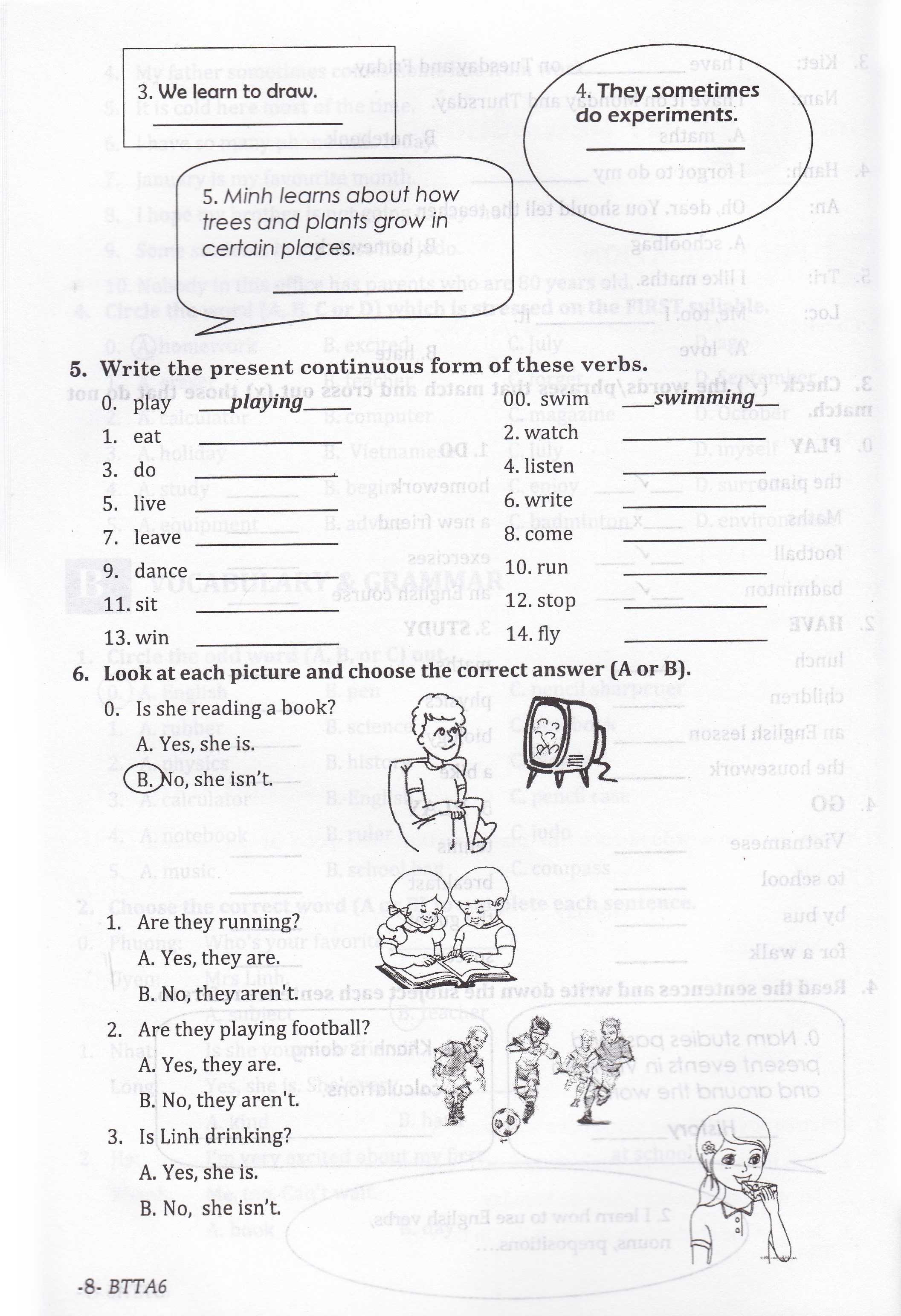 bài tập tiếng anh 6 (tập 1+2)