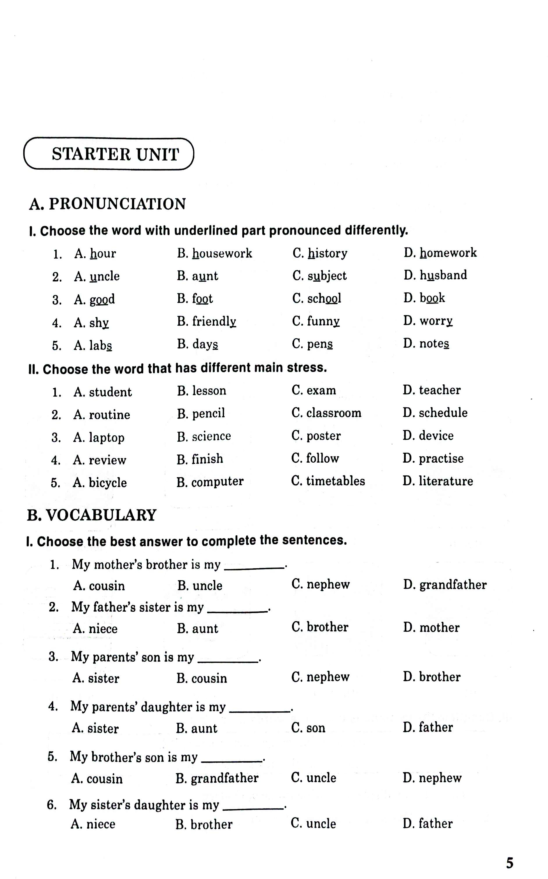 Bài Tập Tiếng Anh 7 (Friends Plus)