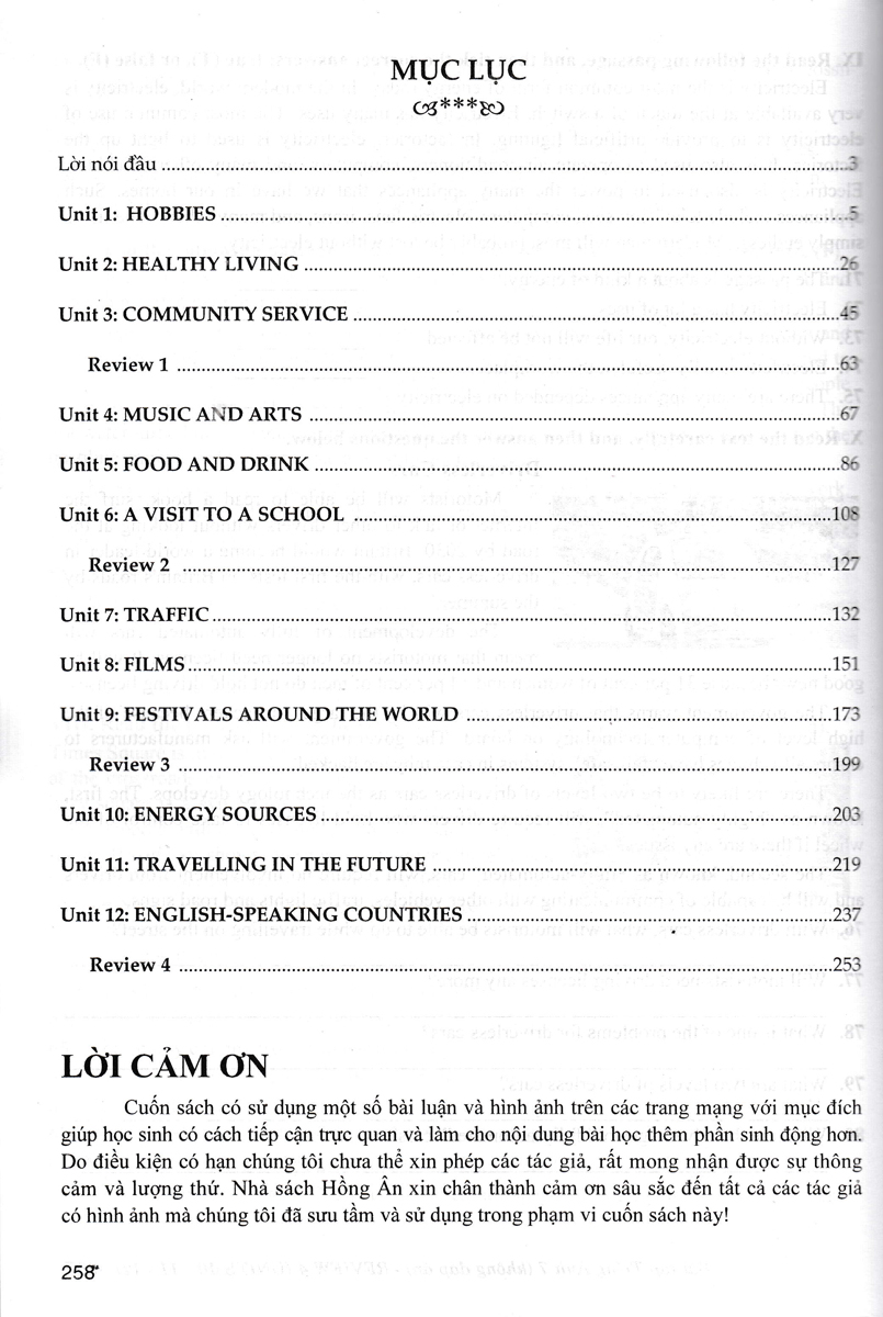 bài tập tiếng anh 7 (kết nối) (không đáp án)