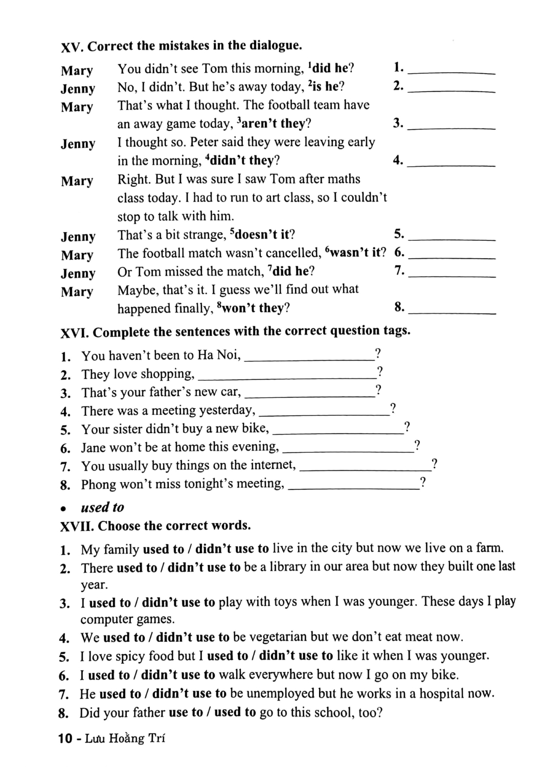 bài tập tiếng anh 9 (không đáp án) (biên soạn theo chương trình gdpt mới - dùng kèm sgk chân trời sáng tạo)