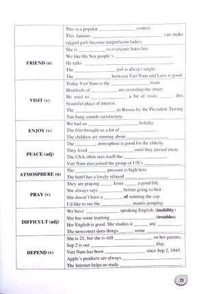 bài tập tiếng anh 9 - theo hướng ứng dụng thực tế