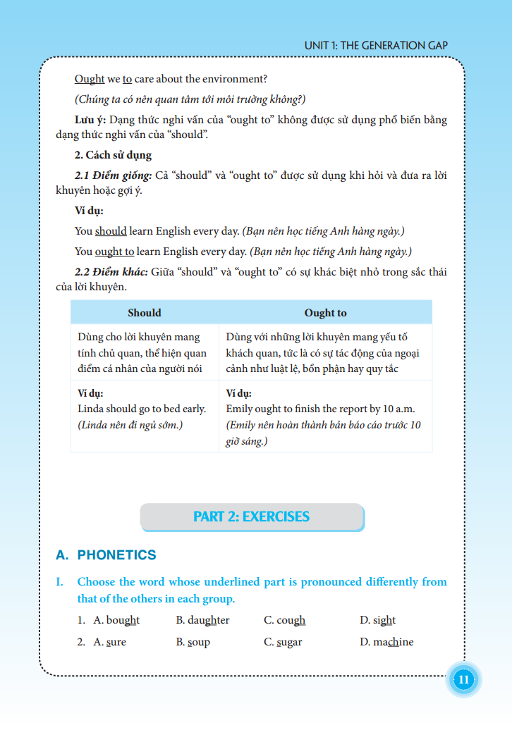 bài tập tiếng anh lớp 11 - có đáp án