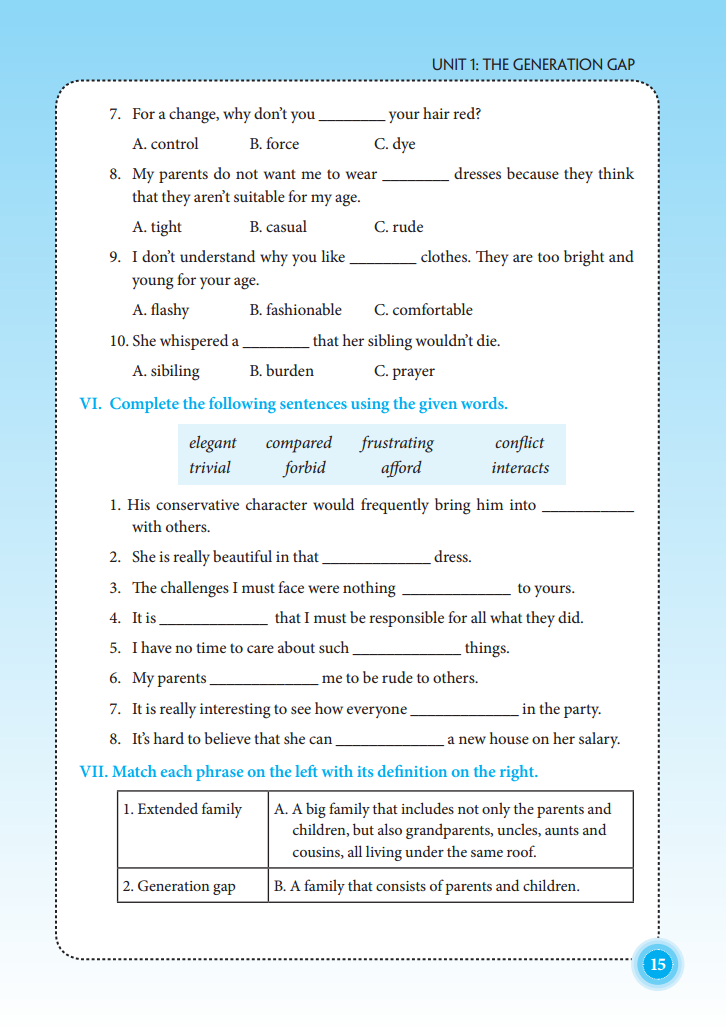 bài tập tiếng anh lớp 11 - có đáp án