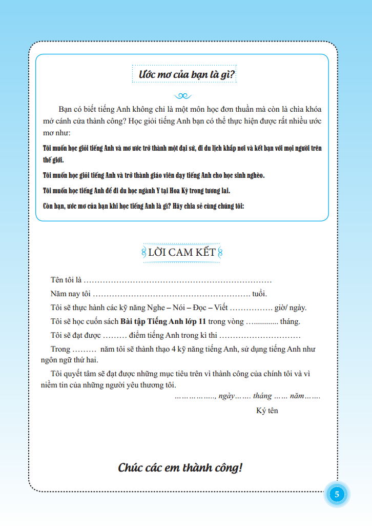 bài tập tiếng anh lớp 11 - có đáp án