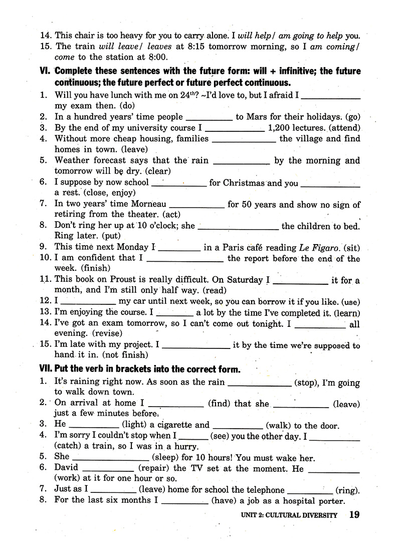 bài tập tiếng anh lớp 12 - không đáp án