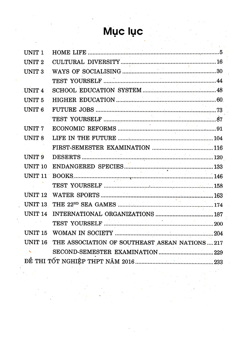 bài tập tiếng anh lớp 12 - không đáp án