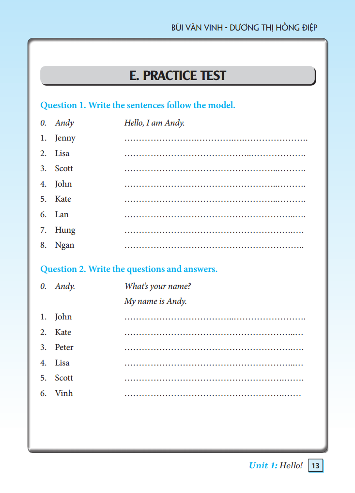 bài tập tiếng anh lớp 3 - có đáp án (tái bản 2021)