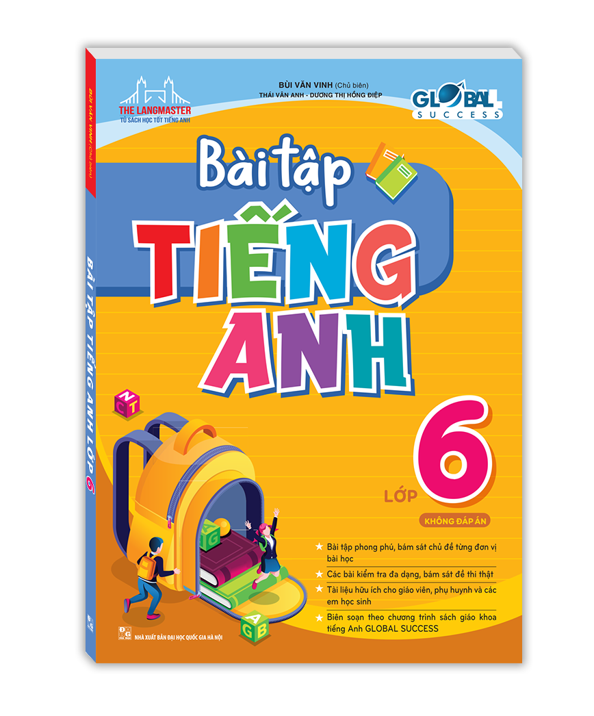 bài tập tiếng anh lớp 6 (không đáp án) (sách màu)
