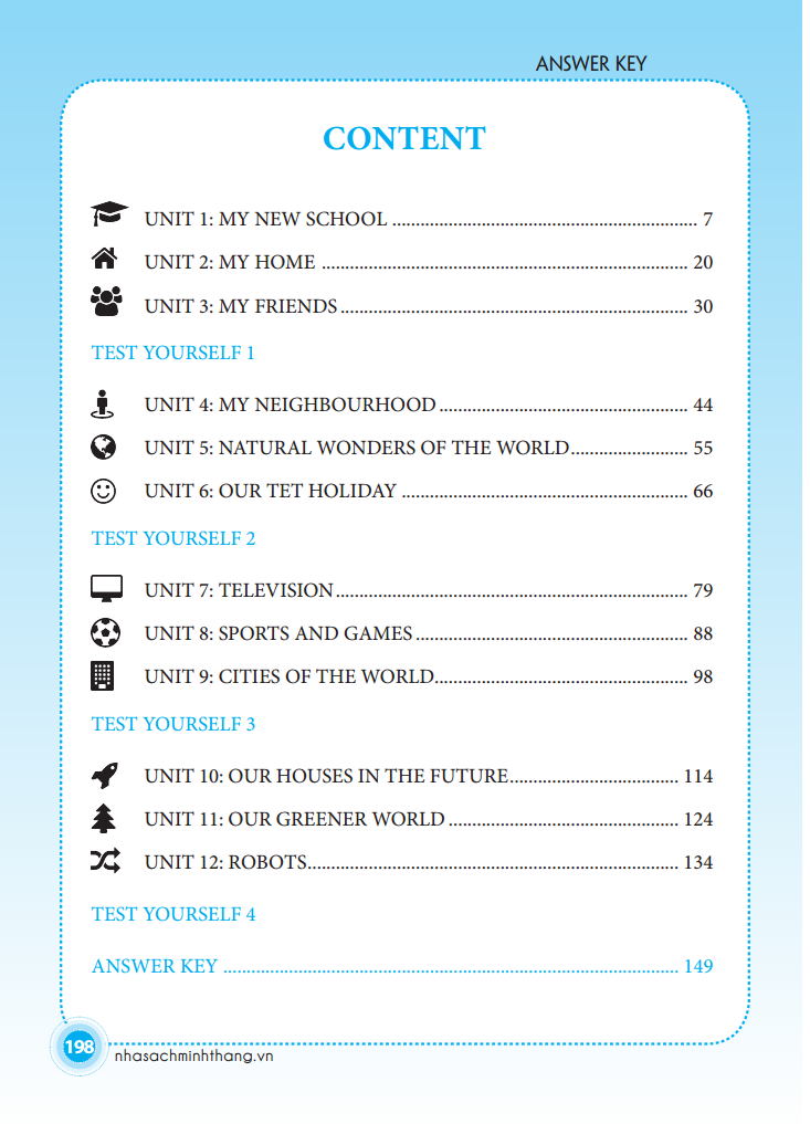 bài tập tiếng anh lớp 6 (không đáp án) (sách màu)