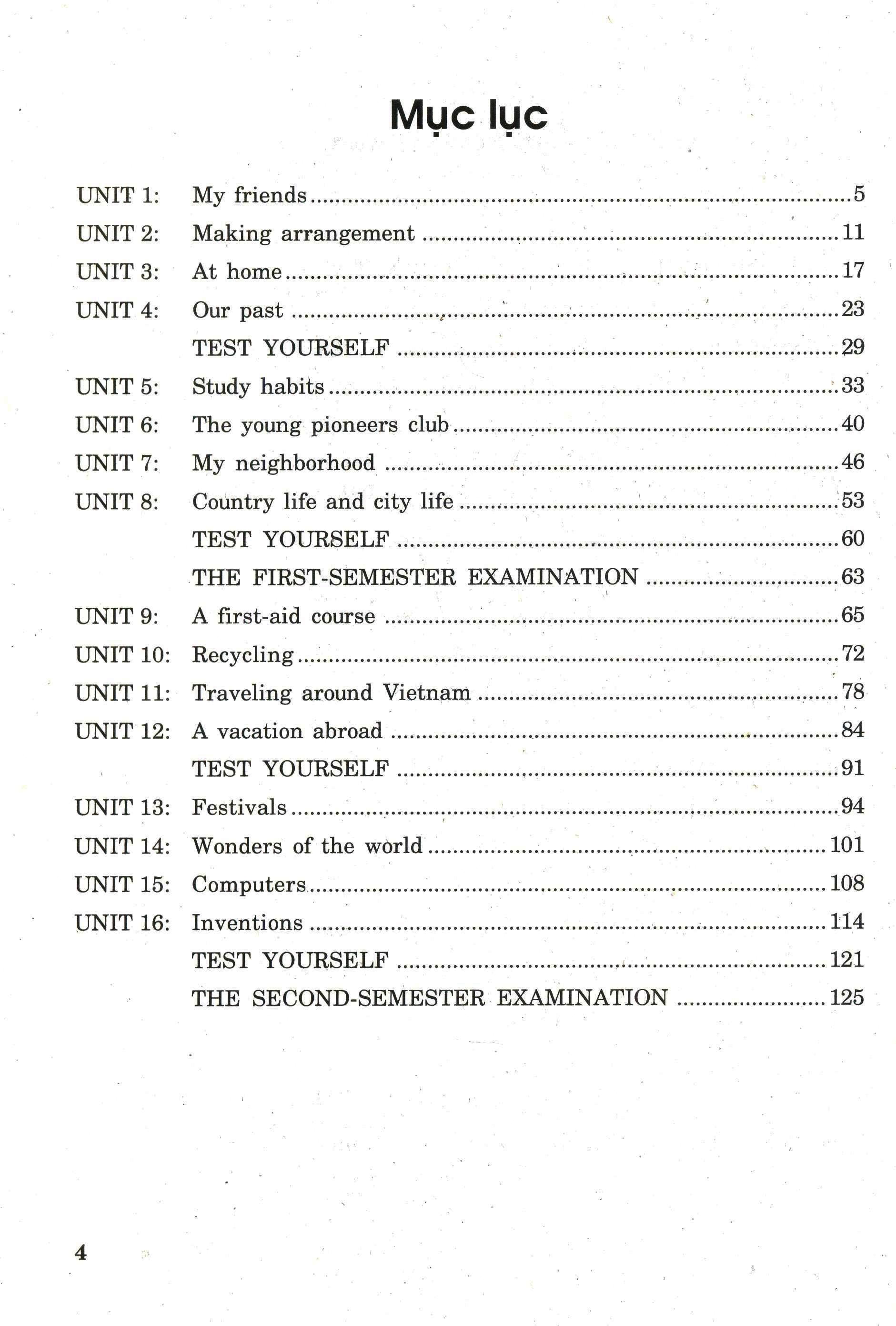 bài tập tiếng anh lớp 8 - không đáp án (2020)