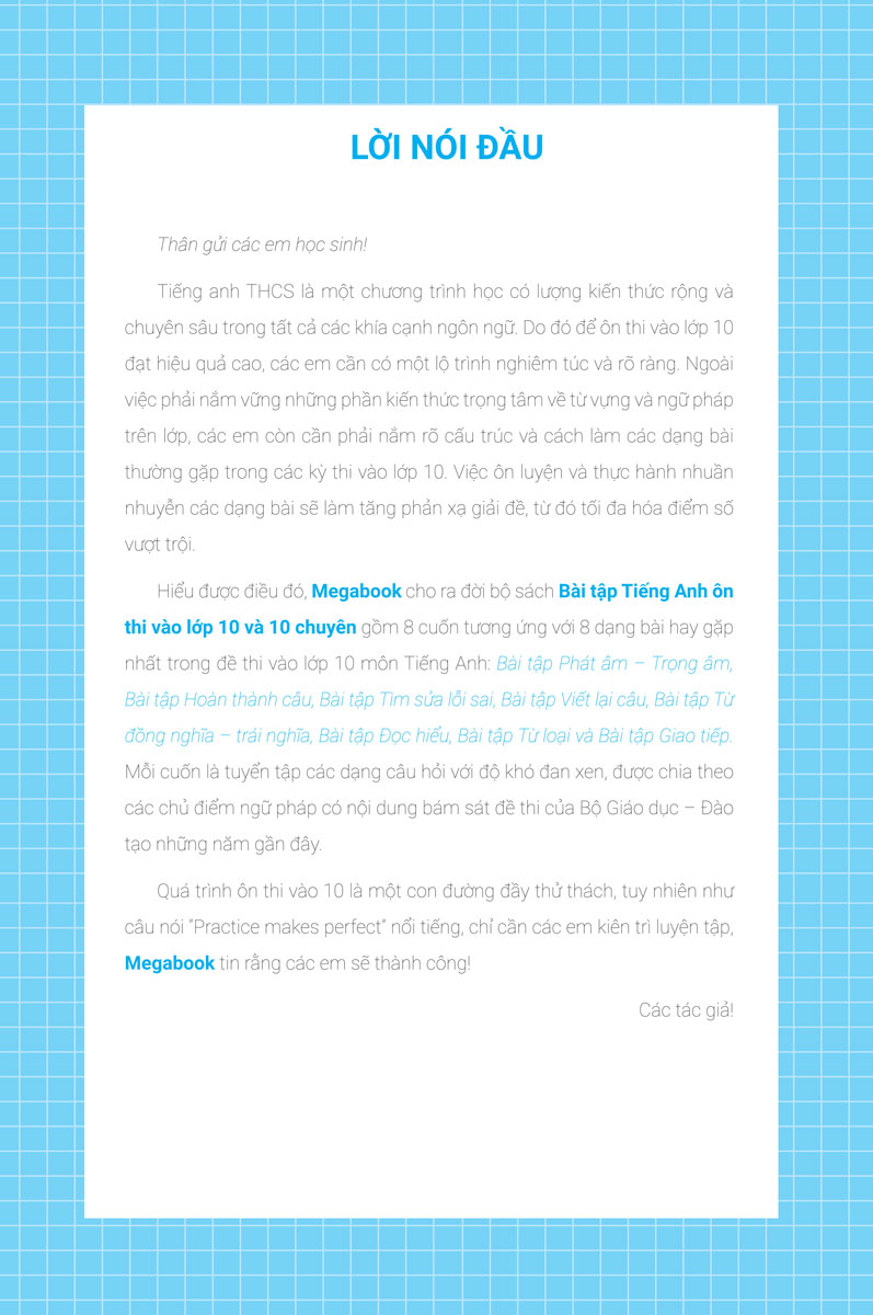 bài tập tìm sửa lỗi sai tiếng anh (ôn thi vào lớp 10 và 10 chuyên)