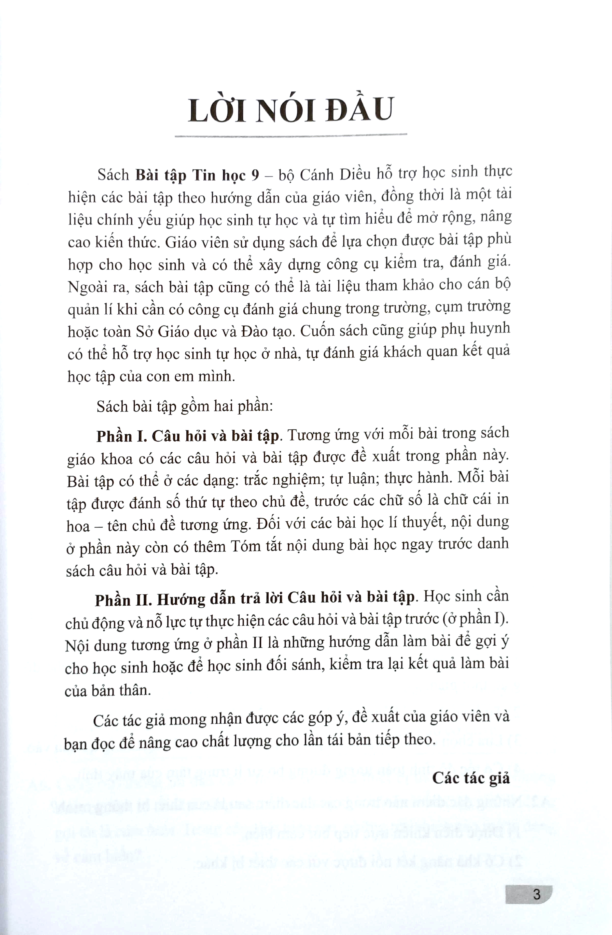 bài tập tin học 9 (cánh diều) (chuẩn)