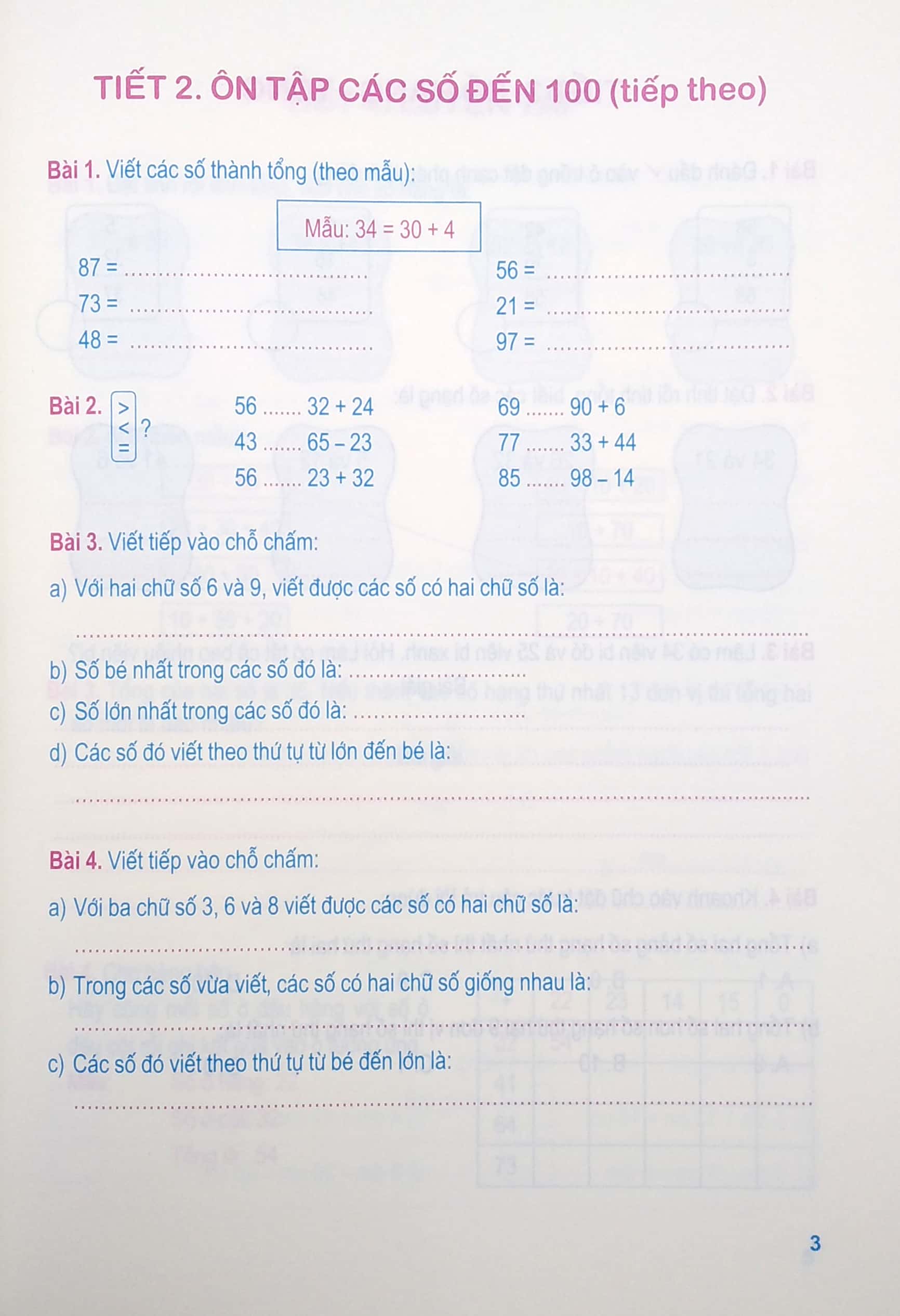 bài tập toán nâng cao lớp 2 - mở rộng kiến thức sách giáo khoa
