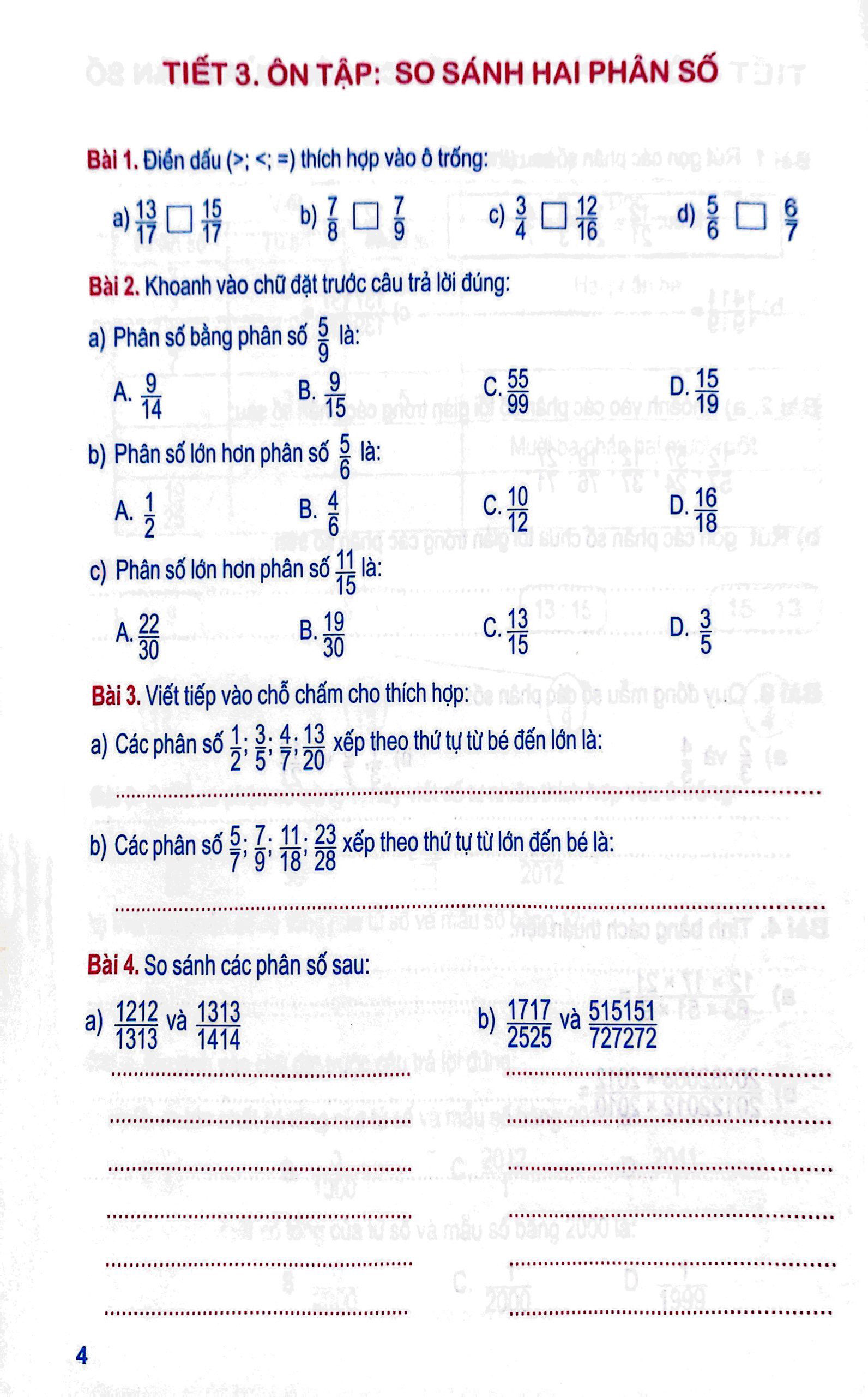bài tập toán nâng cao lớp 5