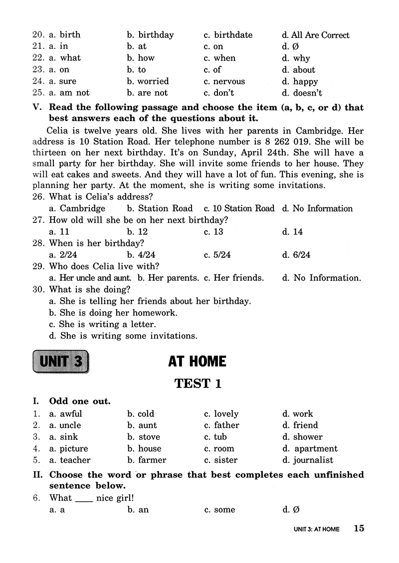 bài tập trắc nghiệm tiếng anh 7 (không đáp án) (tái bản 2018)