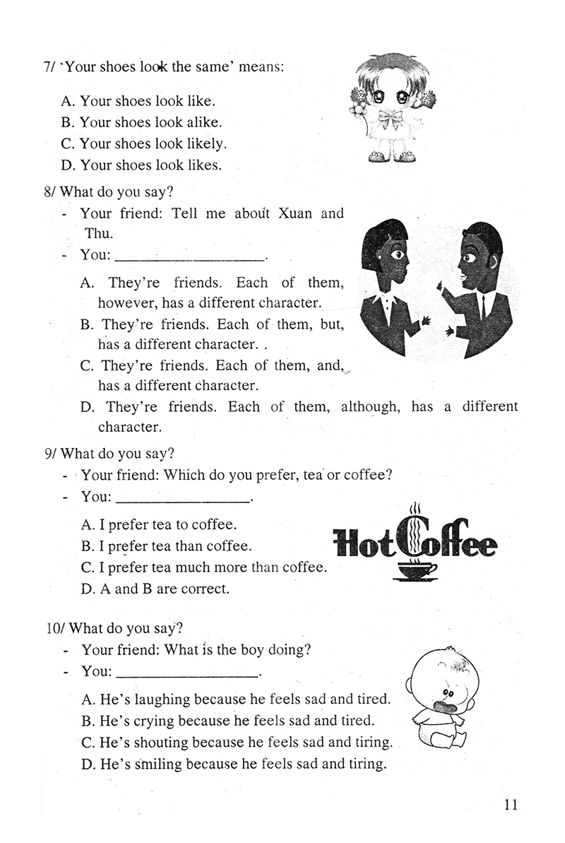 bài tập trắc nghiệm tiếng anh 8