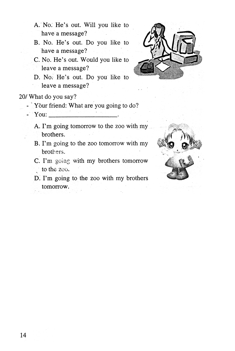 bài tập trắc nghiệm tiếng anh 8