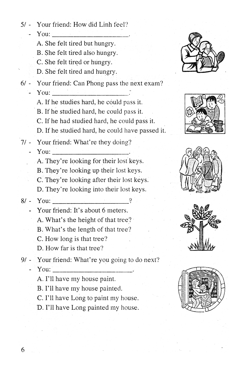 bài tập trắc nghiệm tiếng anh 8